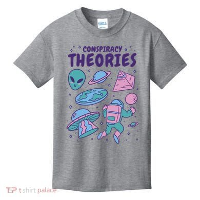 Conspiracy Theories Alien Space Kids T-Shirt