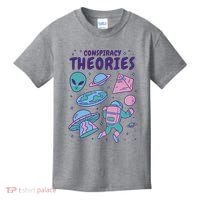 Conspiracy Theories Alien Space Kids T-Shirt thumb 0