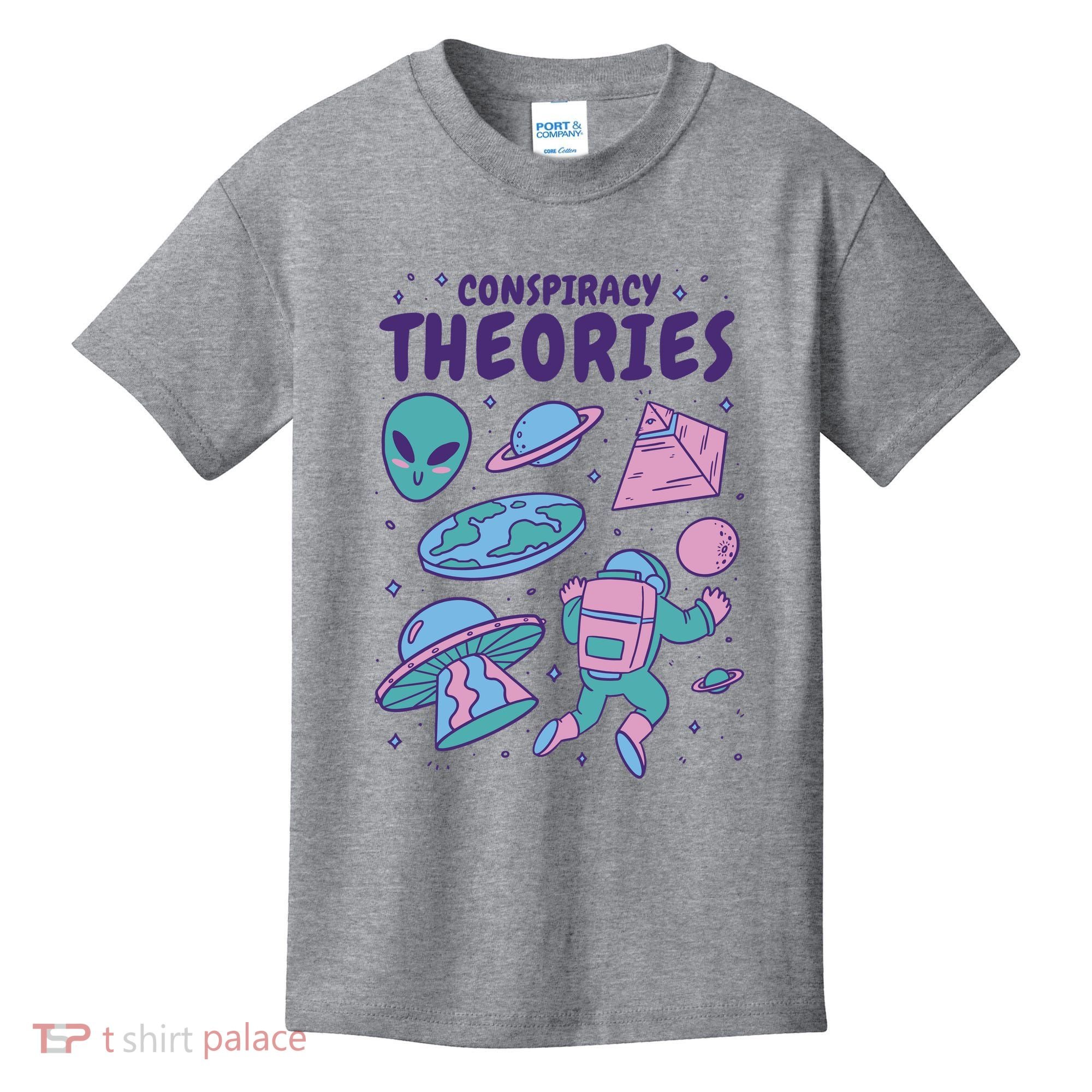 Conspiracy Theories Alien Space Kids T-Shirt