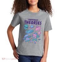 Conspiracy Theories Alien Space Kids T-Shirt thumb 2