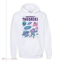 Conspiracy Theories Alien Space Comfort Colors Garment-Dyed Hooded Sweatshirt thumb 0