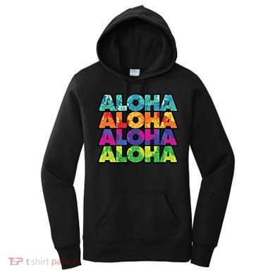 Colorful Tropical Aloha Hawaiian Hawaii Women's Hoodie