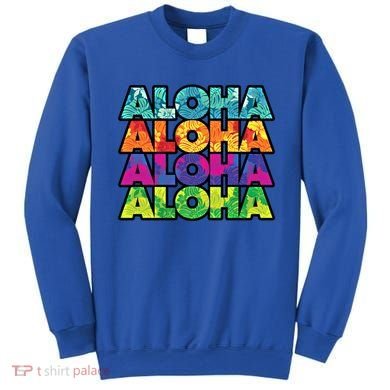 Colorful Tropical Aloha Hawaiian Hawaii Sweatshirt