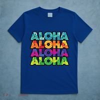 Colorful Tropical Aloha Hawaiian Hawaii T-Shirt thumb 5