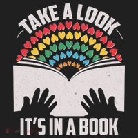 Cute Take A Look It's In A Book Women's Sweatshirt thumb 2