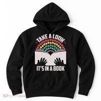 Cute Take A Look It's In A Book Hoodie thumb 0