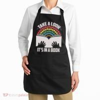 Cute Take A Look It's In A Book Apron thumb 2