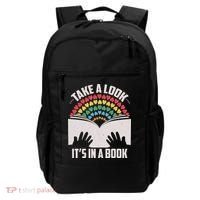 Cute Take A Look It's In A Book Backpack thumb 0