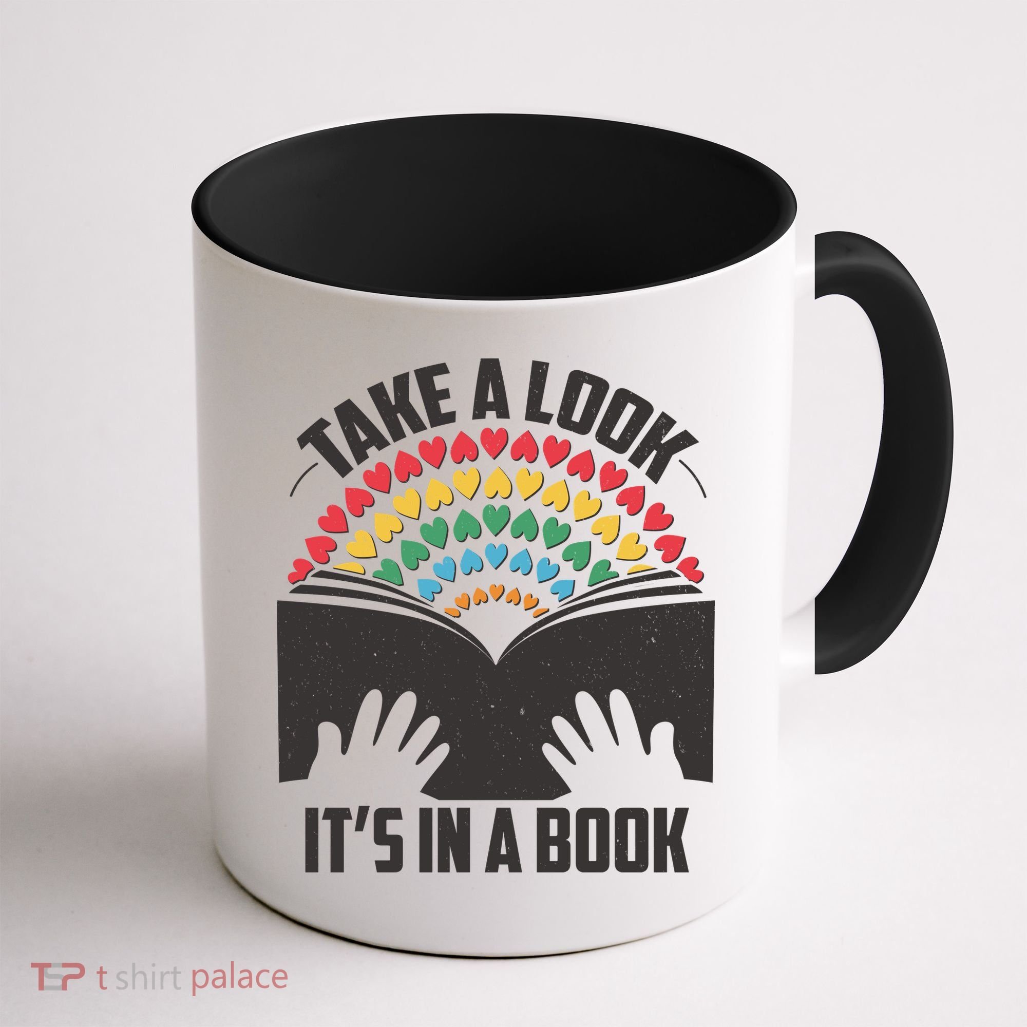 Cute Take A Look It's In A Book Coffee Mug