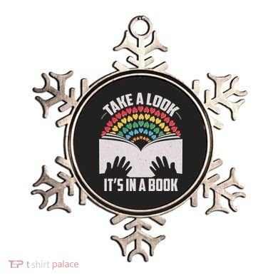 Cute Take A Look It's In A Book Ornament