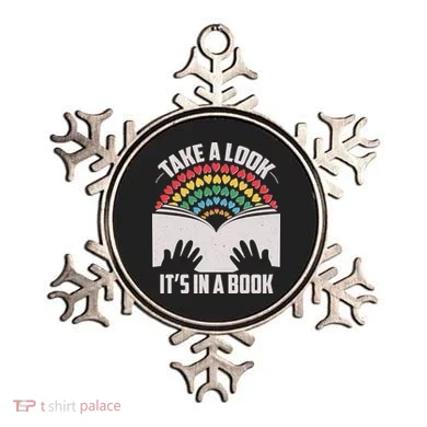 Cute Take A Look It's In A Book Ornament