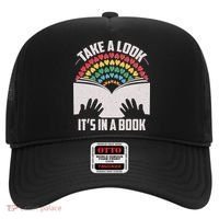 Cute Take A Look It's In A Book Hat thumb 0