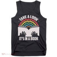 Cute Take A Look It's In A Book Tank Top thumb 0
