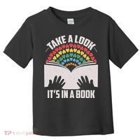 Cute Take A Look It's In A Book Toddler T-Shirt thumb 0