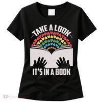 Cute Take A Look It's In A Book Women's T-Shirt thumb 0