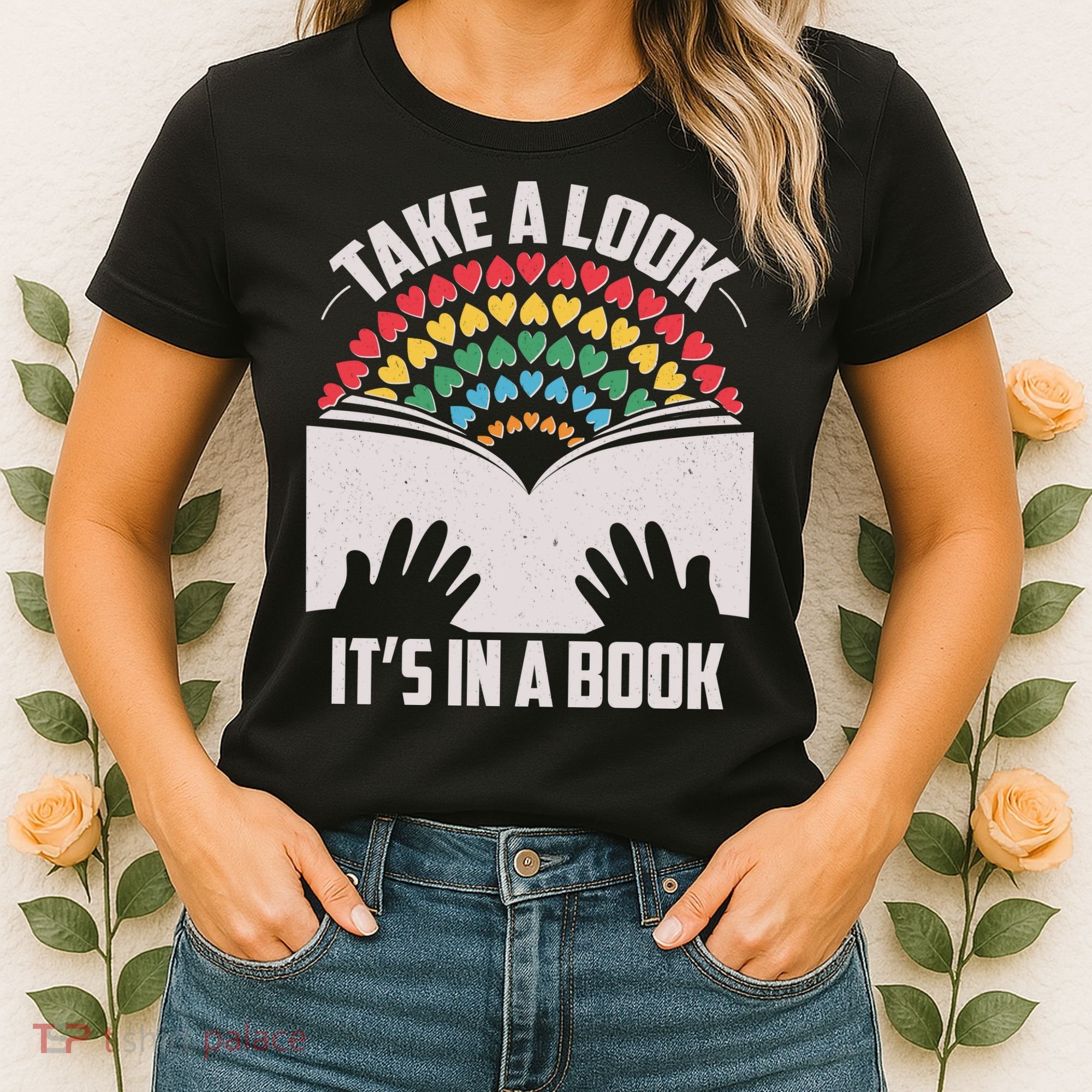 Cute Take A Look It's In A Book Women's T-Shirt