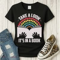 Cute Take A Look It's In A Book Women's T-Shirt thumb 3
