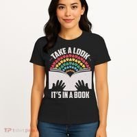 Cute Take A Look It's In A Book Women's T-Shirt thumb 4