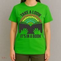 Cute Take A Look It's In A Book T-Shirt thumb 4
