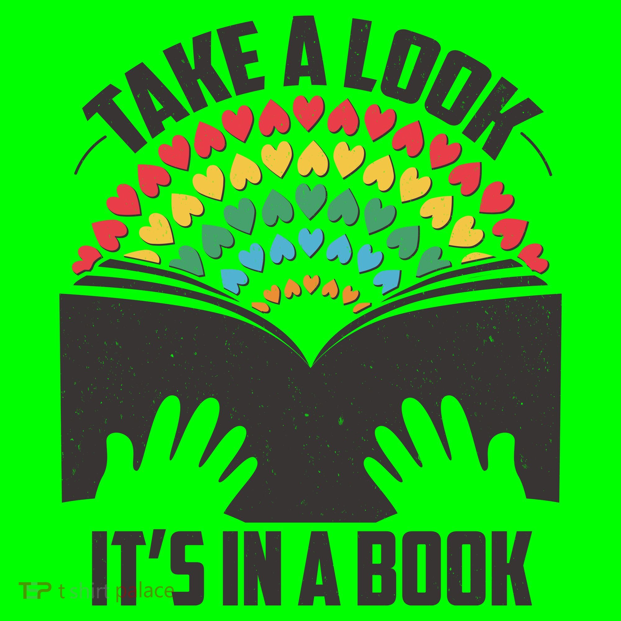 Cute Take A Look It's In A Book Kids T-Shirt