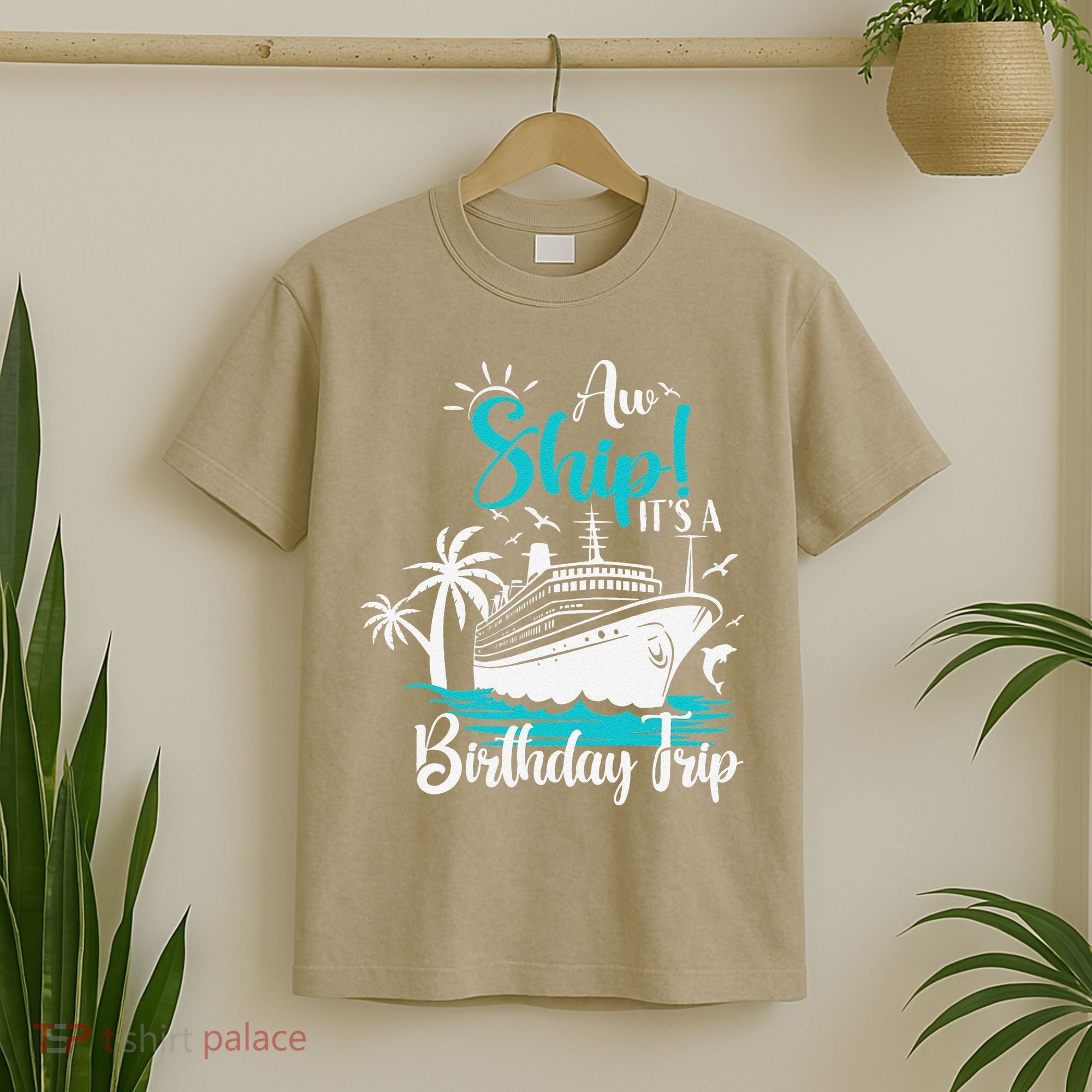 Cruise Trip Aw Ship Its My Birthday Trip Birthday Cruise T-Shirt