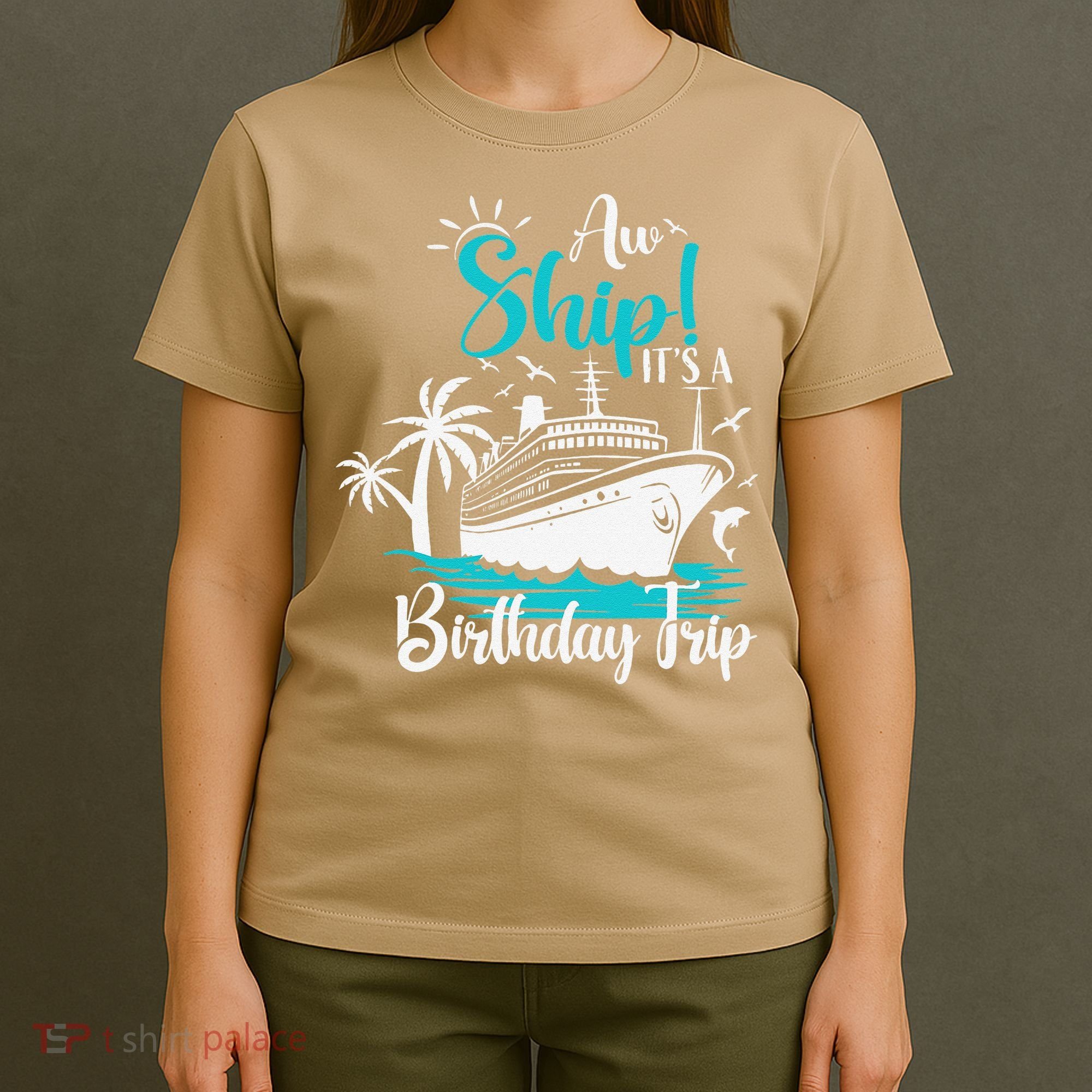 Cruise Trip Aw Ship Its My Birthday Trip Birthday Cruise T-Shirt