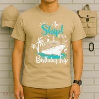 Cruise Trip Aw Ship Its My Birthday Trip Birthday Cruise T-Shirt thumb 6