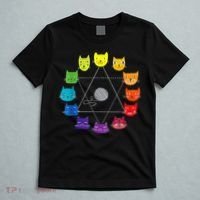 Cat Themed Artist Color Wheel Educational T-Shirt thumb 5