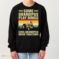 Cool Tractor Art For Grandpa Farming Farmer Farm Tractor Women's Sweatshirt thumb 0