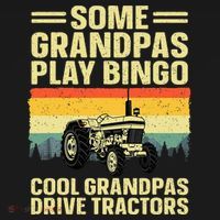 Cool Tractor Art For Grandpa Farming Farmer Farm Tractor Doggie Tank thumb 4
