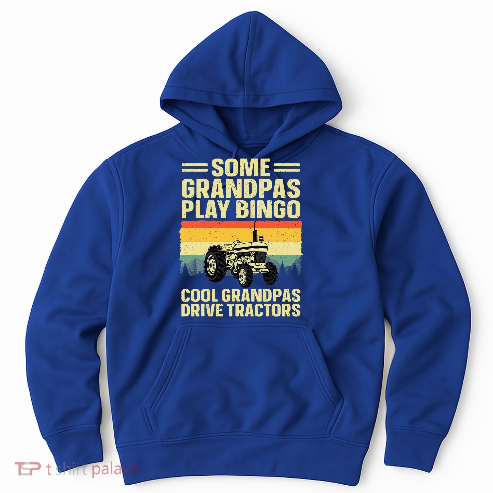 Cool Tractor Art For Grandpa Farming Farmer Farm Tractor Hoodie