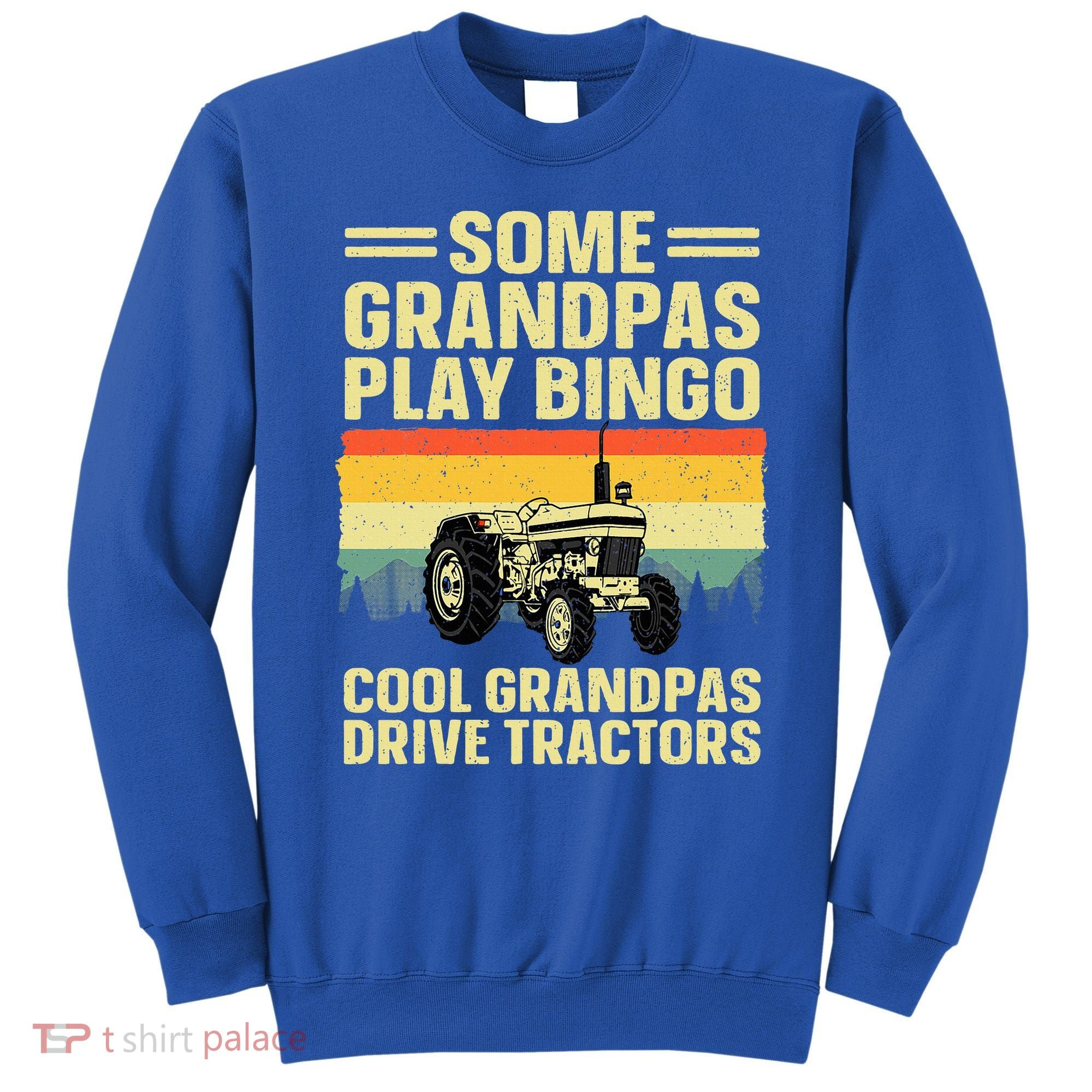 Cool Tractor Art For Grandpa Farming Farmer Farm Tractor Sweatshirt
