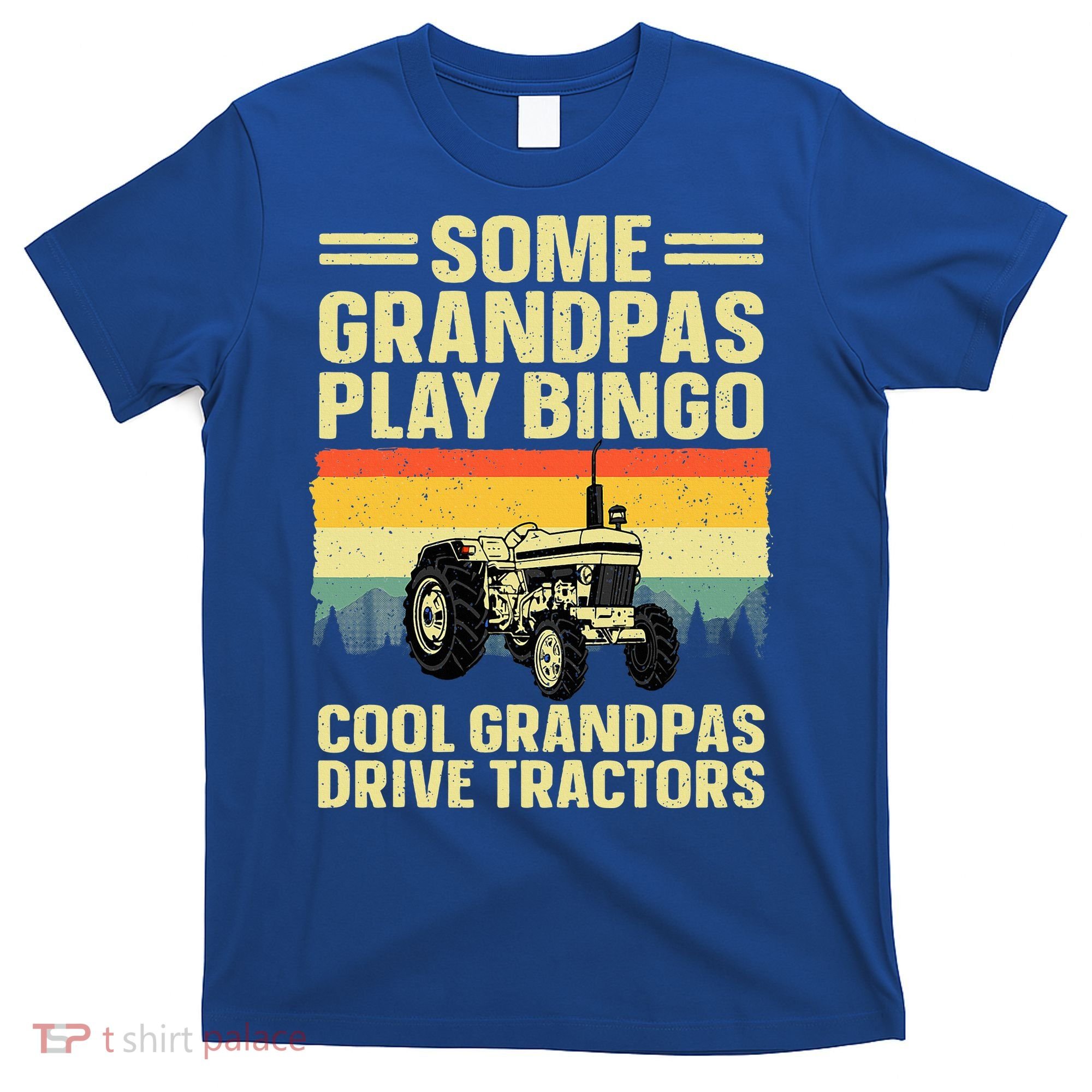 Cool Tractor Art For Grandpa Farming Farmer Farm Tractor T-Shirt