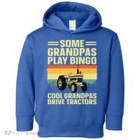 Cool Tractor Art For Grandpa Farming Farmer Farm Tractor Toddler Hoodie thumb 0