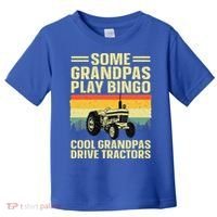 Cool Tractor Art For Grandpa Farming Farmer Farm Tractor Toddler T-Shirt thumb 0
