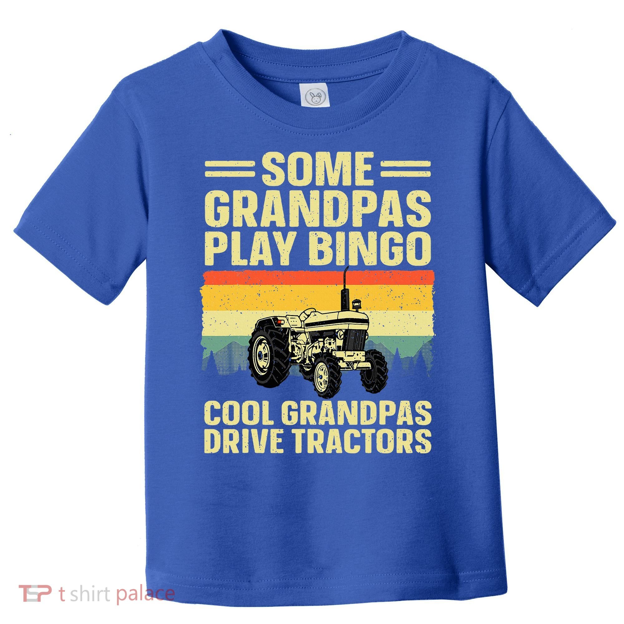 Cool Tractor Art For Grandpa Farming Farmer Farm Tractor Toddler T-Shirt