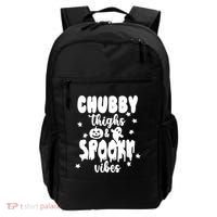 Chubby Thighs And Spooky Vibes Cute Halloween Backpack thumb 0