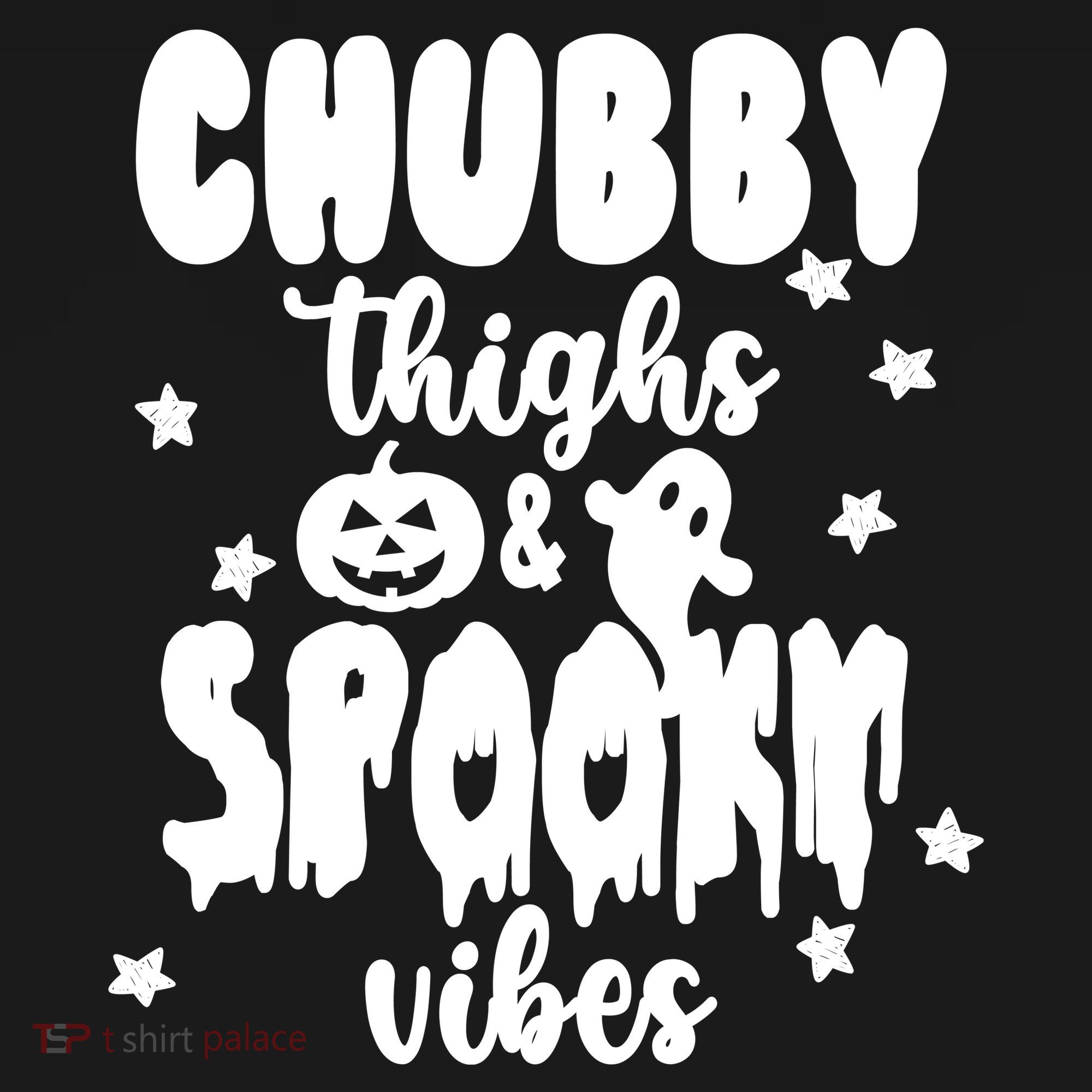 Chubby Thighs And Spooky Vibes Cute Halloween Women's Tank Top