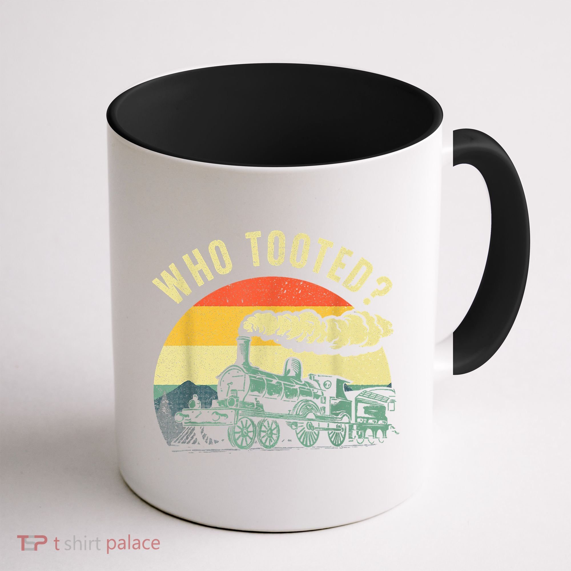Cute Train Art Train Collector Train Lover Coffee Mug