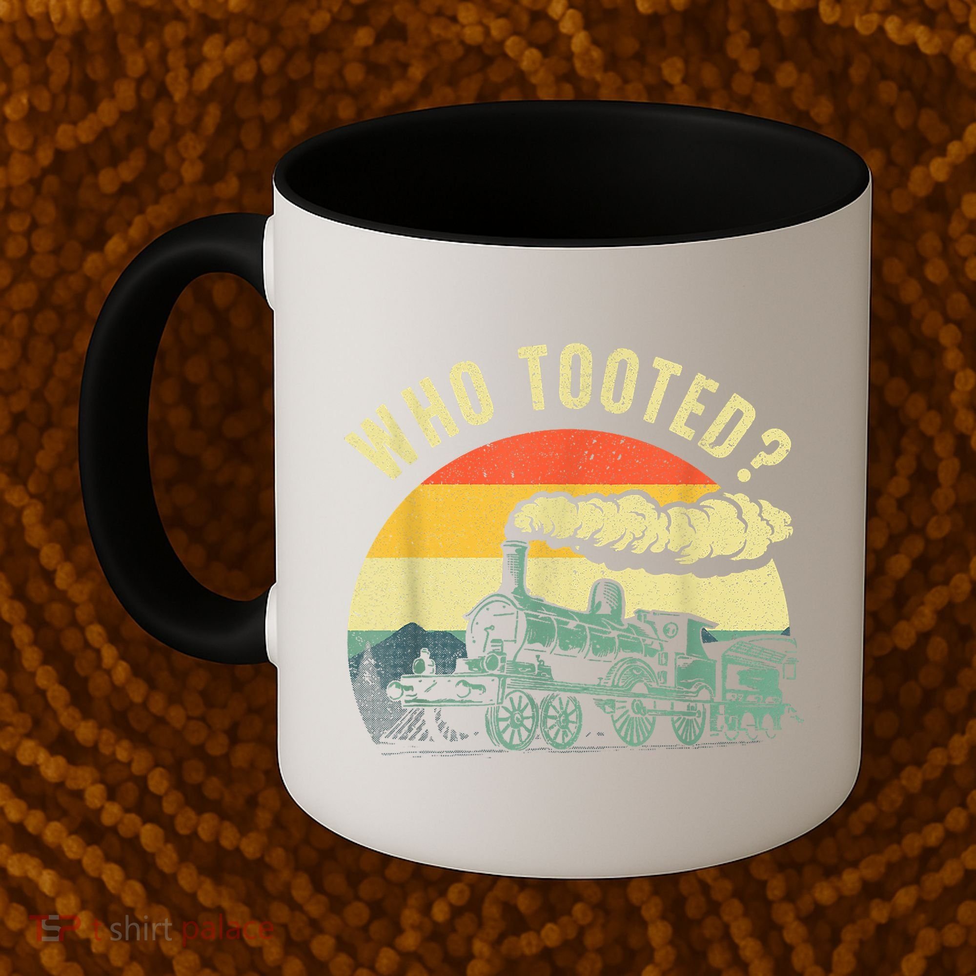 Cute Train Art Train Collector Train Lover Coffee Mug