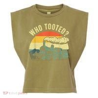 Cute Train Art Train Collector Train Lover Garment-Dyed Women's Muscle Tee thumb 0