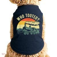 Cute Train Art Train Collector Train Lover Doggie Tank thumb 0
