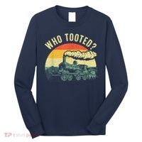 Cute Train Art Train Collector Train Lover Long Sleeve Shirt thumb 0