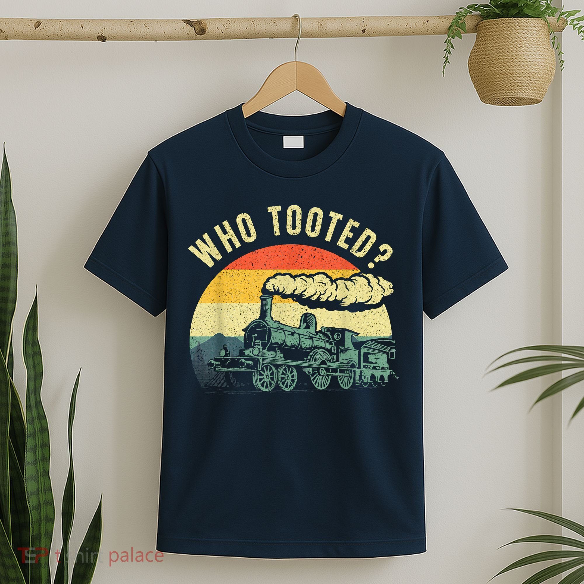 Cute Train Art Train Collector Train Lover T-Shirt