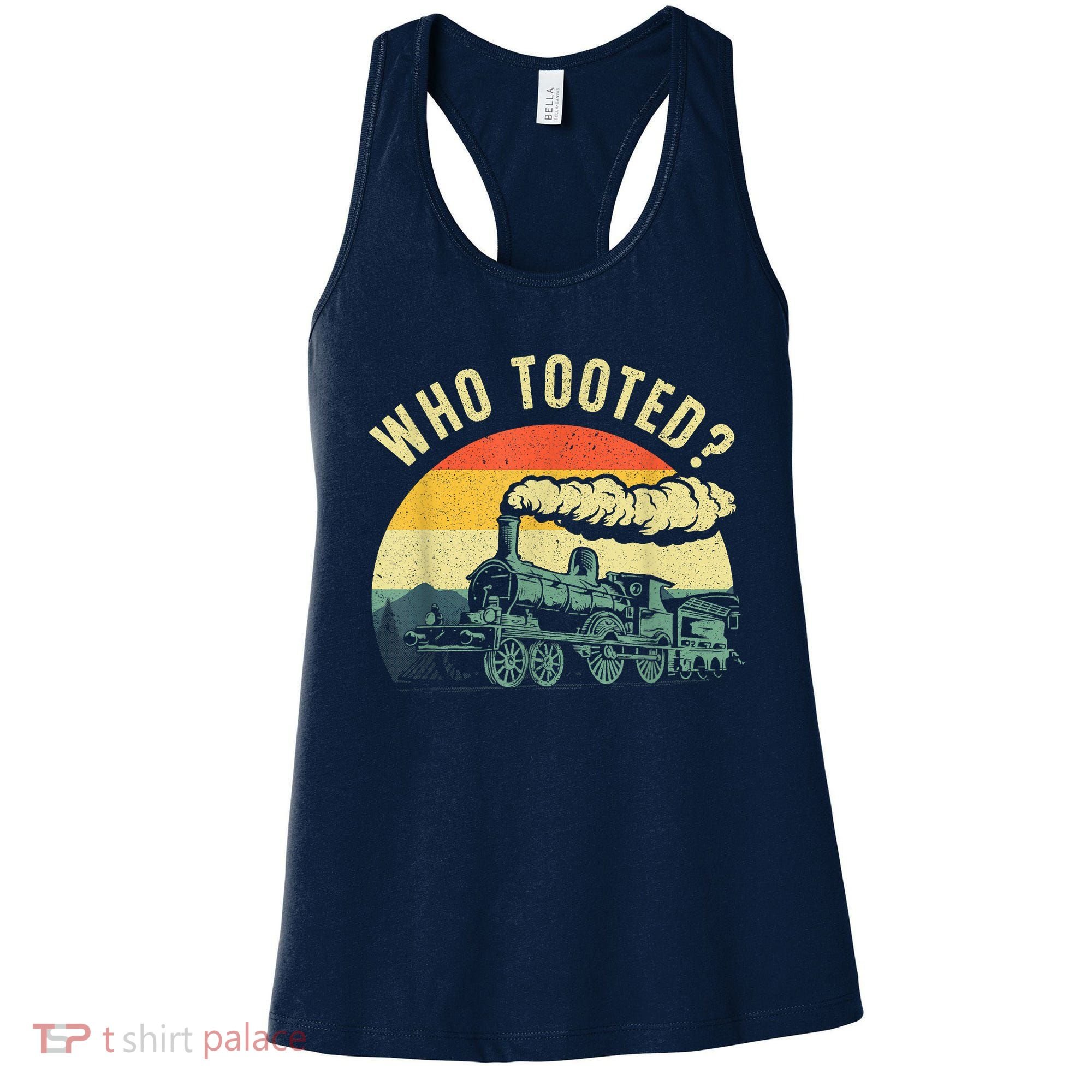 Cute Train Art Train Collector Train Lover Women's Tank Top