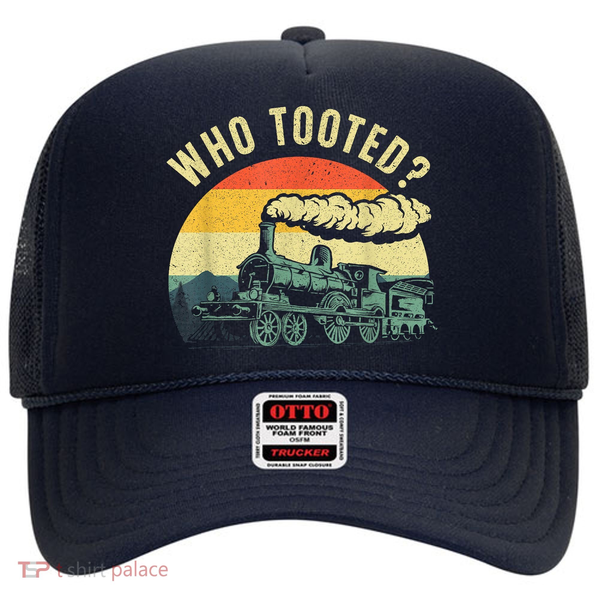 Cute Train Art Train Collector Train Lover Hat