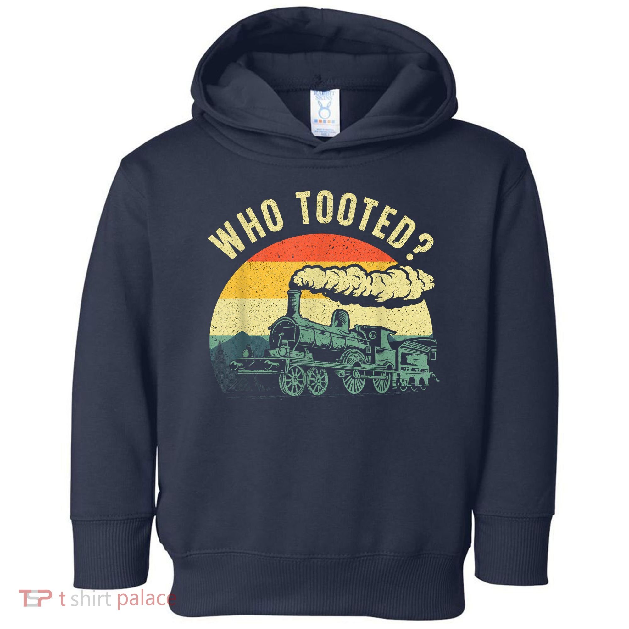 Cute Train Art Train Collector Train Lover Toddler Hoodie