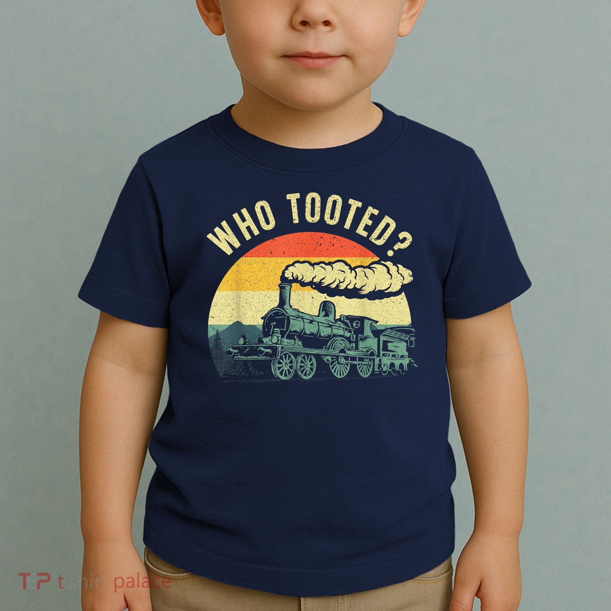Cute Train Art Train Collector Train Lover Toddler T-Shirt
