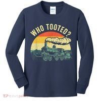 Cute Train Art Train Collector Train Lover Kids Long Sleeve Shirt thumb 0