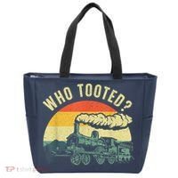 Cute Train Art Train Collector Train Lover Tote Bag thumb 0